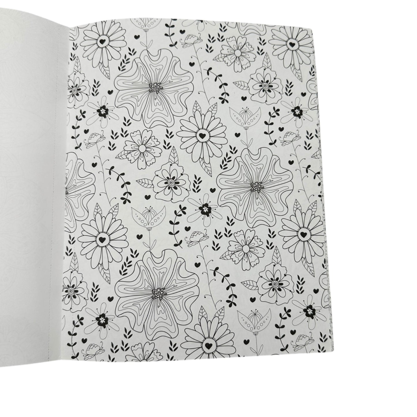 Fabulous Florals Adult Coloring Book 24 Designs Premium Perforated Leisure Arts