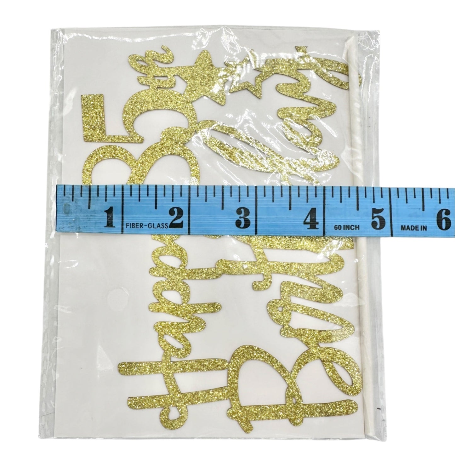 Happy 85th Birthday Banner and Gold Glitter Accessory Set 58.5 X 35 Party Decor