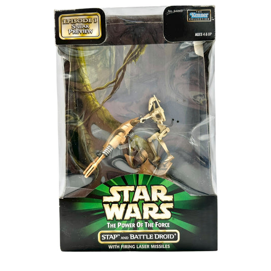 Star Wars Episode I Stap And Battle Droid Kenner The Power Of The Force 1998