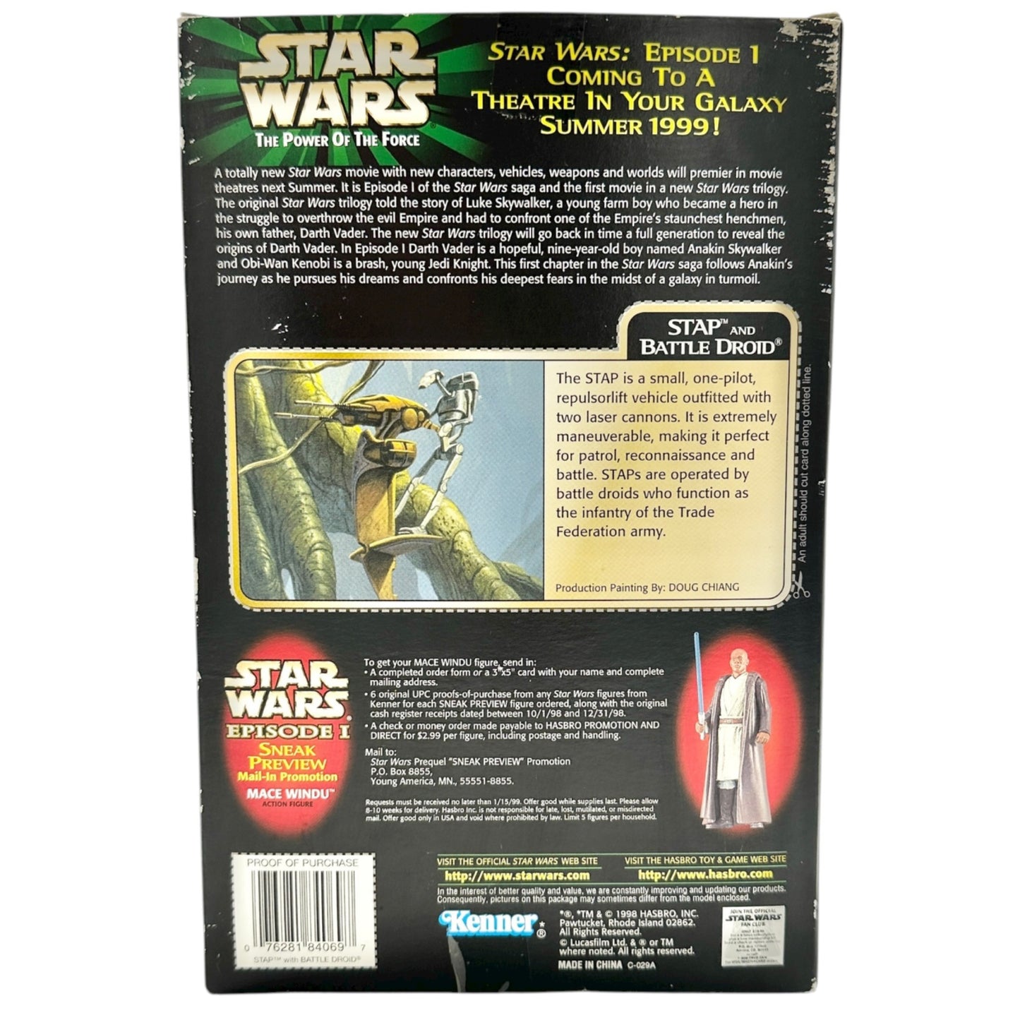Star Wars Episode I Stap And Battle Droid Kenner The Power Of The Force 1998