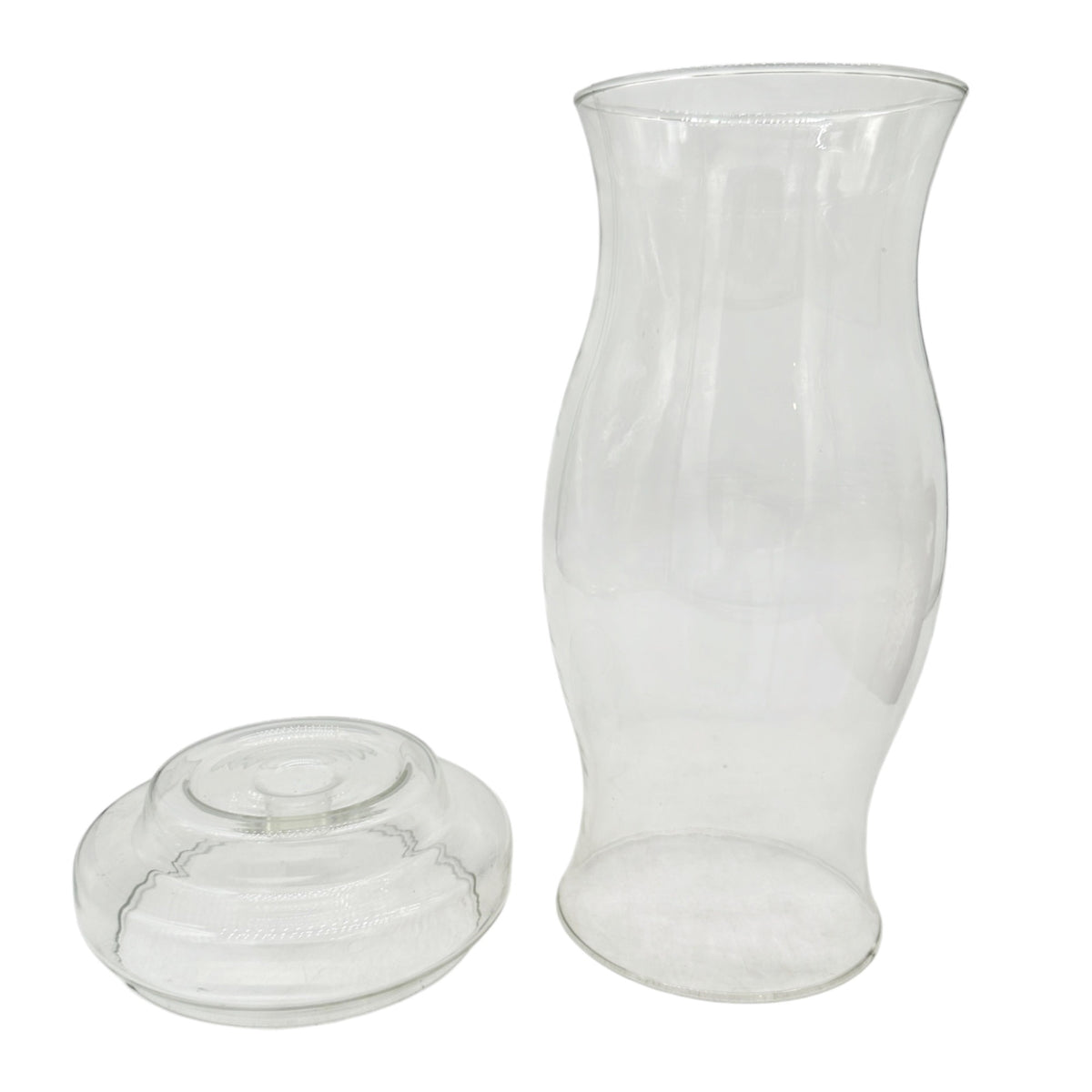 Pyrex Hurri-Candle Glass Globe & Base By Corning Decorative Accent Candles