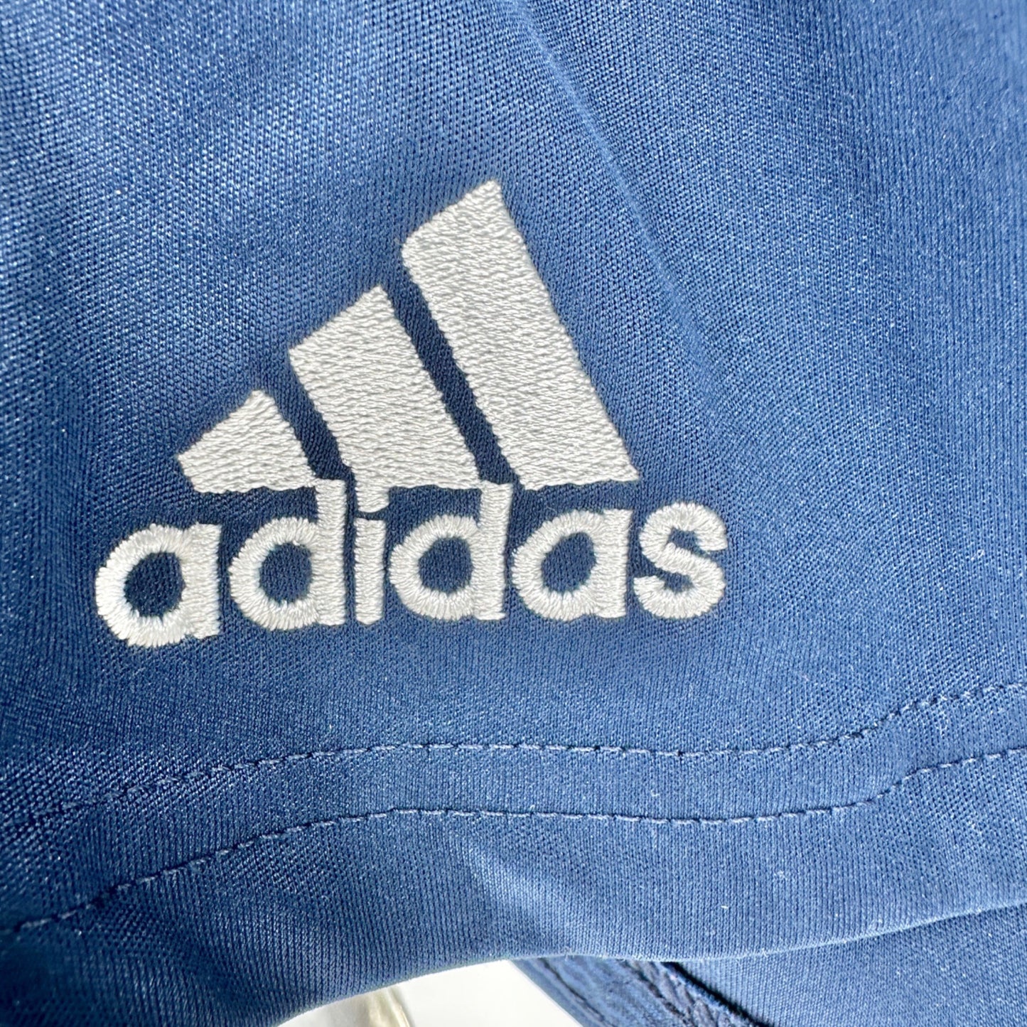 Adidas ClimaCool Blue Athletic Shorts Mens Size L Drawstring Lightweight