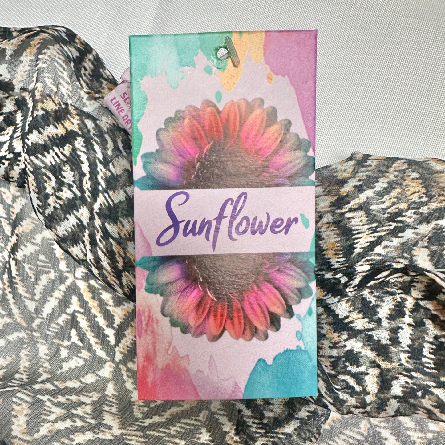 Sheer Geometric Print Tunic Swimsuit Cover Up Dress By Sunflower One Size Black
