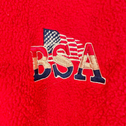 Boy Scouts of America Fleece Vest XL Red by Sierra Sport Outerwear Casual Wear