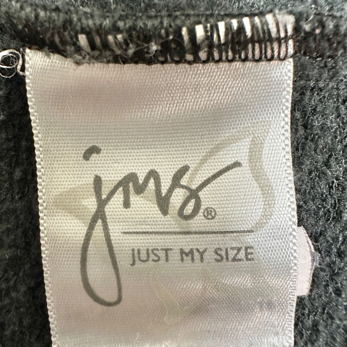 Just My Size Womens Pants 2X Black Pull On Elastic Waist Relaxed Fit Poly Cotton