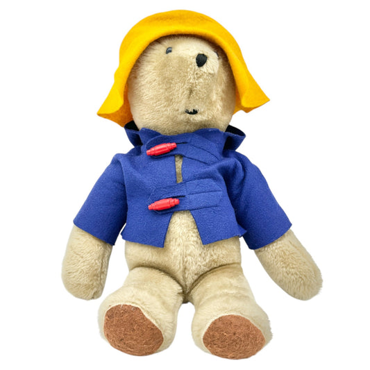 Handmade Paddington Bear Plush Removable Yellow Hat and Blue Coat 20 inch Tall