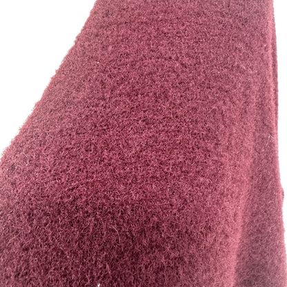 Dex Plus Sweater Womens 3X Deep Wine V Neck Soft Nylon Long Sleeve Roomy Comfort