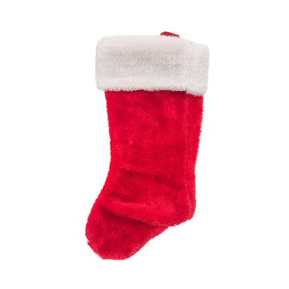 Christmas Stocking 12 inch Red White Holiday Loop For Hanging