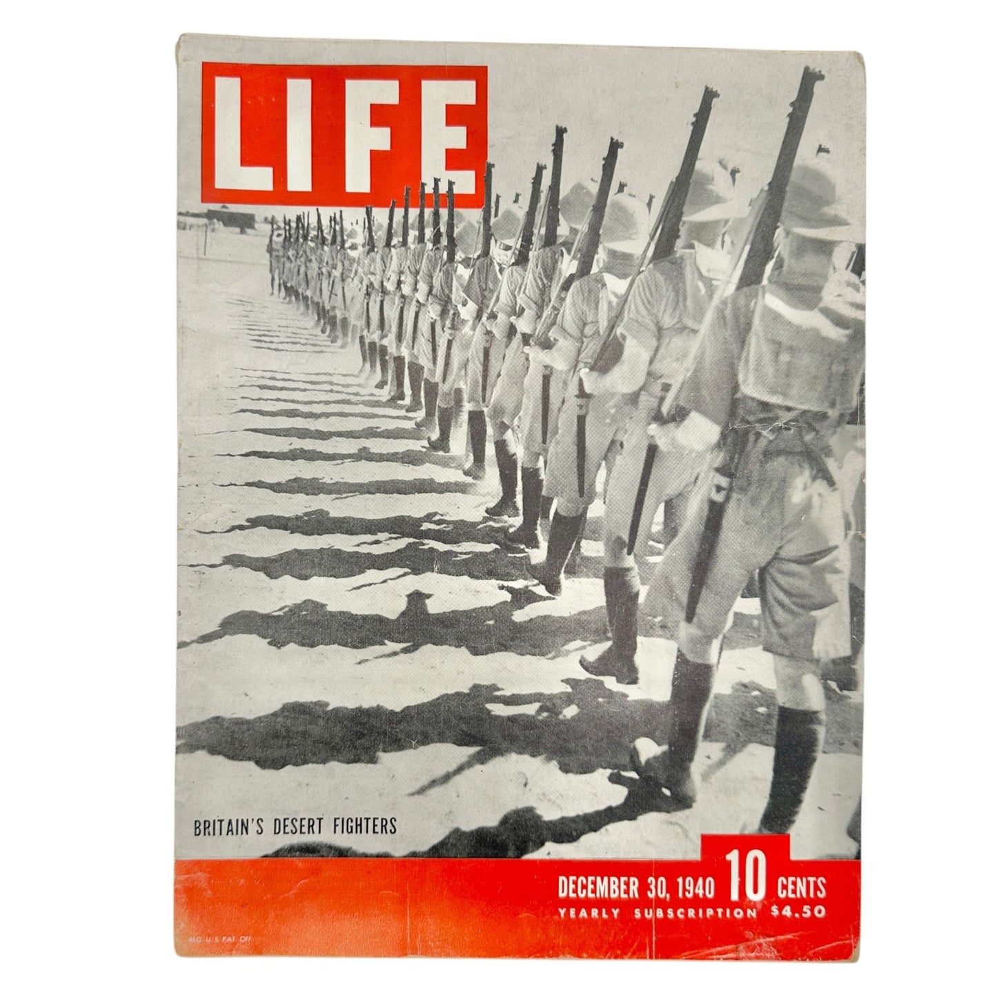 Life Magazine December 30 1940 Britains Desert Fighters WWII Era Vtg Collectible