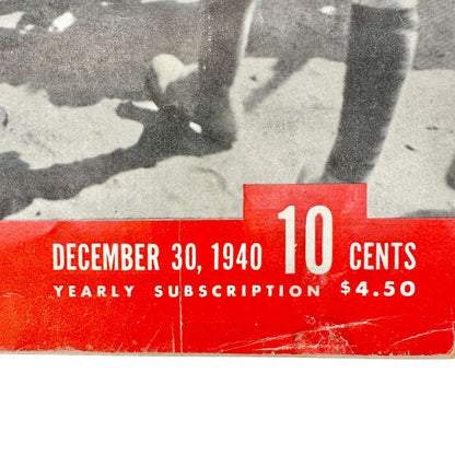 Life Magazine December 30 1940 Britains Desert Fighters WWII Era Vtg Collectible