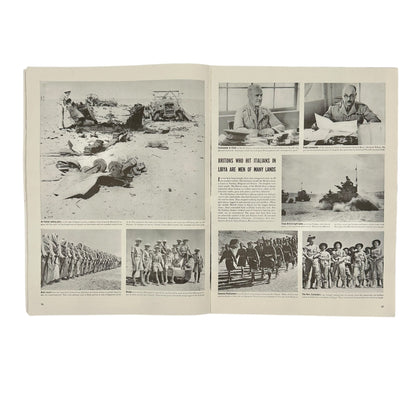 Life Magazine December 30 1940 Britains Desert Fighters WWII Era Vtg Collectible