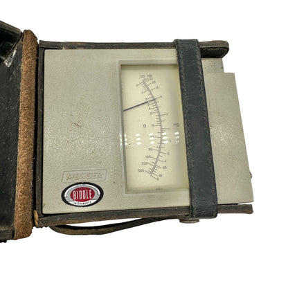 Vintage Megger Biddle Insulation Tester In Leather Case Made In USA and England