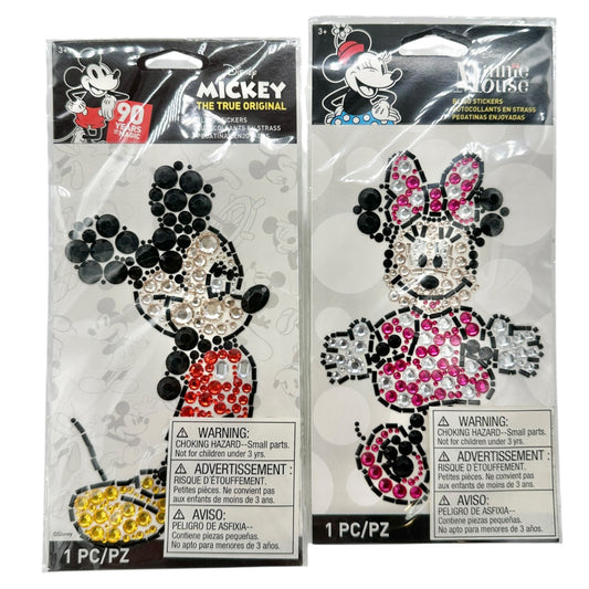 Disney Mickey and Minnie Mouse Bling Stickers 90 Yrs Magic Rhinestone Craft Set