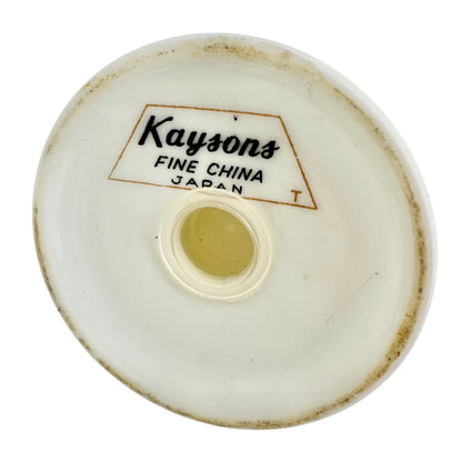 Vintage Kaysons Fine China Pepper Shaker Lily Of The Valley Design Gold Trim