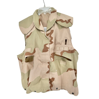 Desert Camouflage Unicor PASGT Vest S/M Nylon Cotton Tactical Cover Brown Green