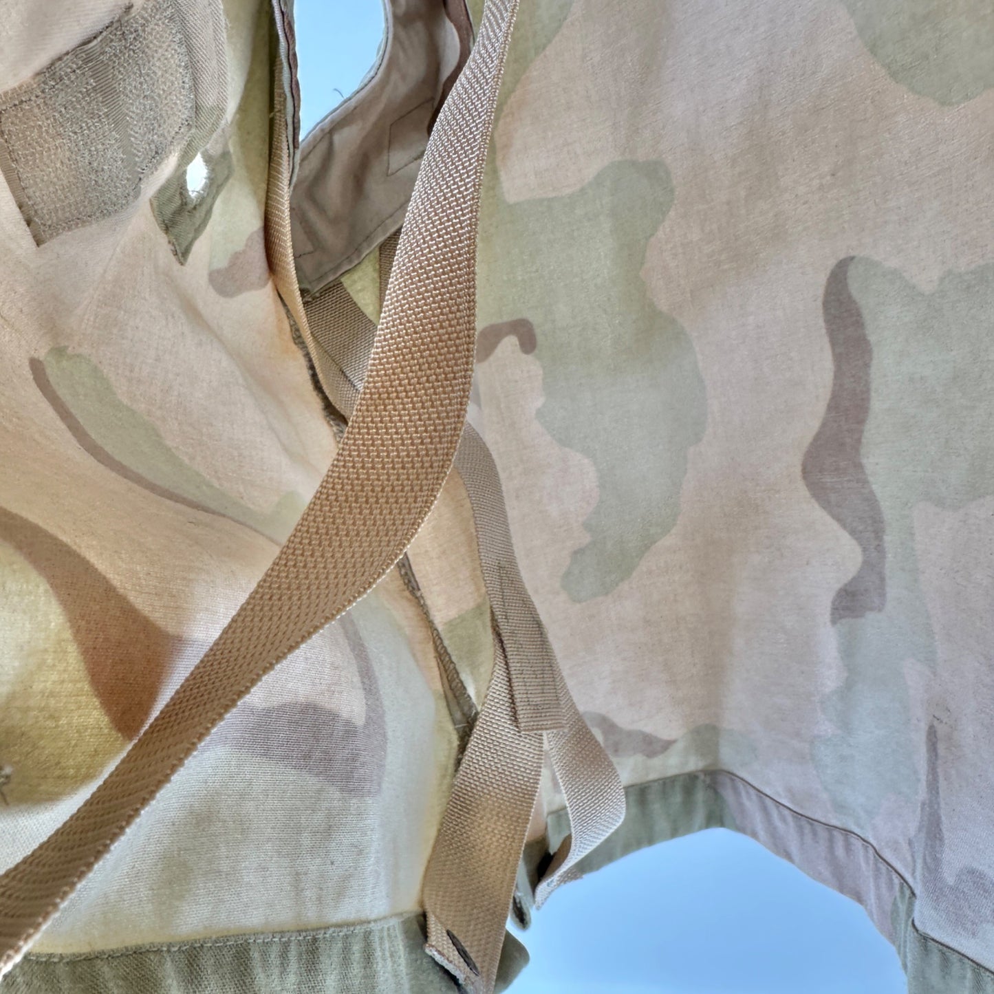 Desert Camouflage Unicor PASGT Vest S/M Nylon Cotton Tactical Cover Brown Green