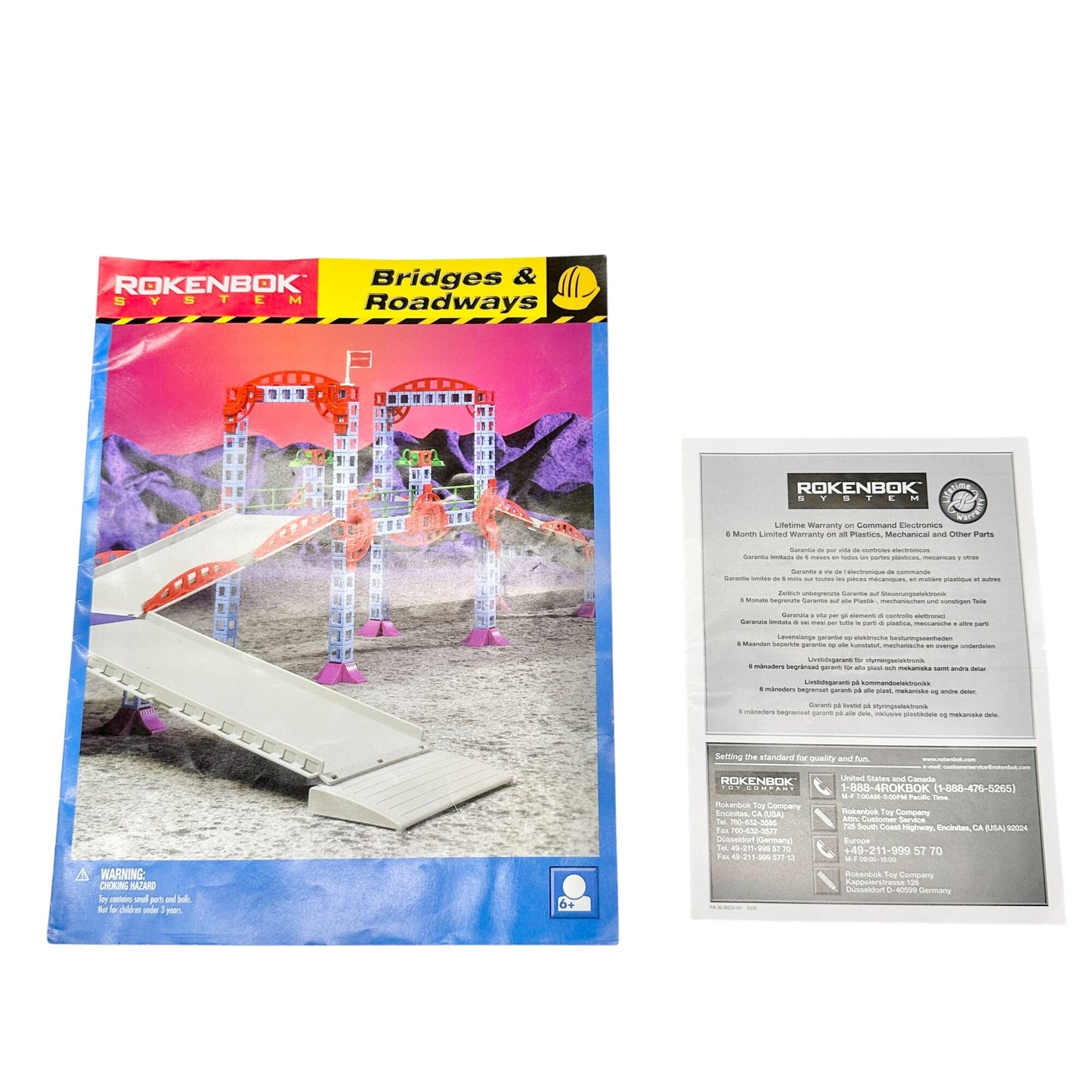 Rokenbok System Bridges and Roadways Building Set 34315- 173 Pcs (4 pcs missing)