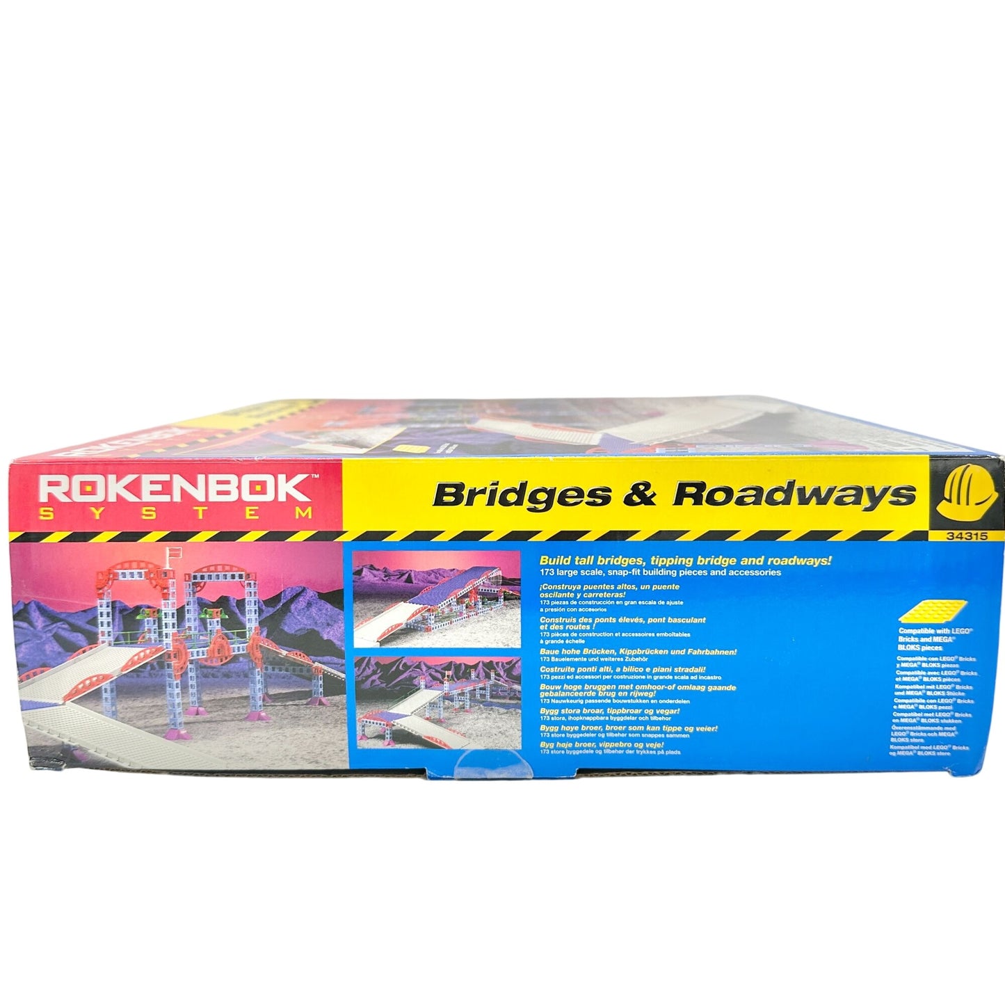 Rokenbok System Bridges and Roadways Building Set 34315- 173 Pcs (4 pcs missing)