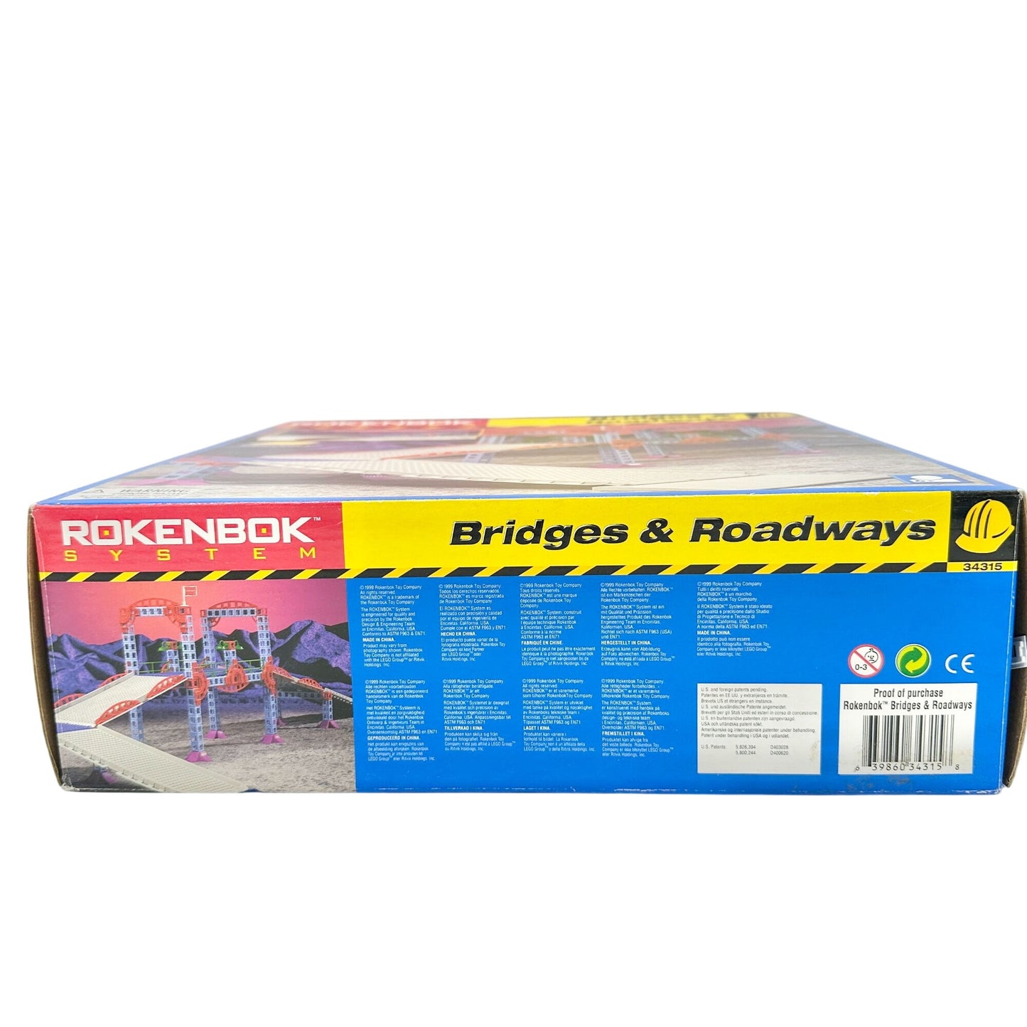 Rokenbok System Bridges and Roadways Building Set 34315- 173 Pcs (4 pcs missing)