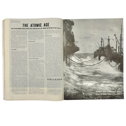 Life Magazine August 20 1945 WWII Tooey Spaatz On Cover Vintage Advertising