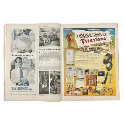 Life Magazine August 20 1945 WWII Tooey Spaatz On Cover Vintage Advertising