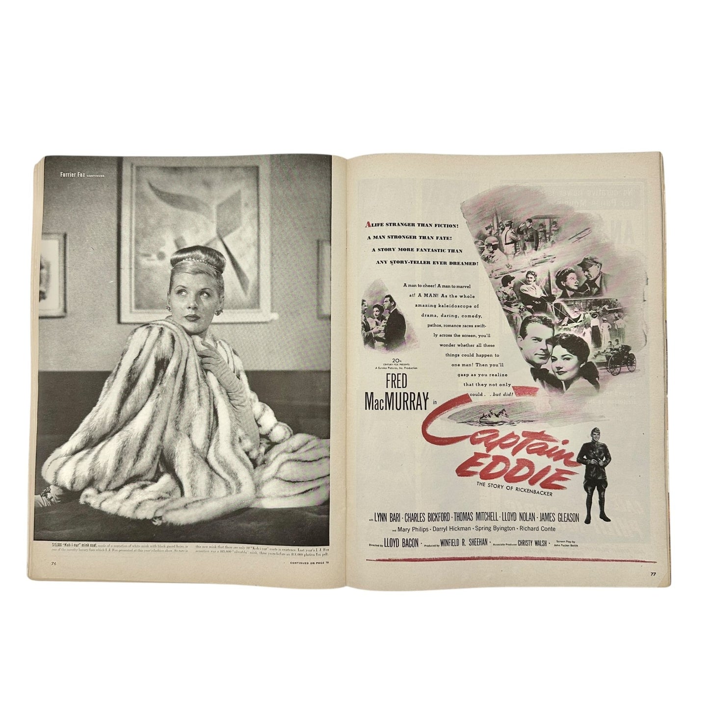 Life Magazine August 20 1945 WWII Tooey Spaatz On Cover Vintage Advertising