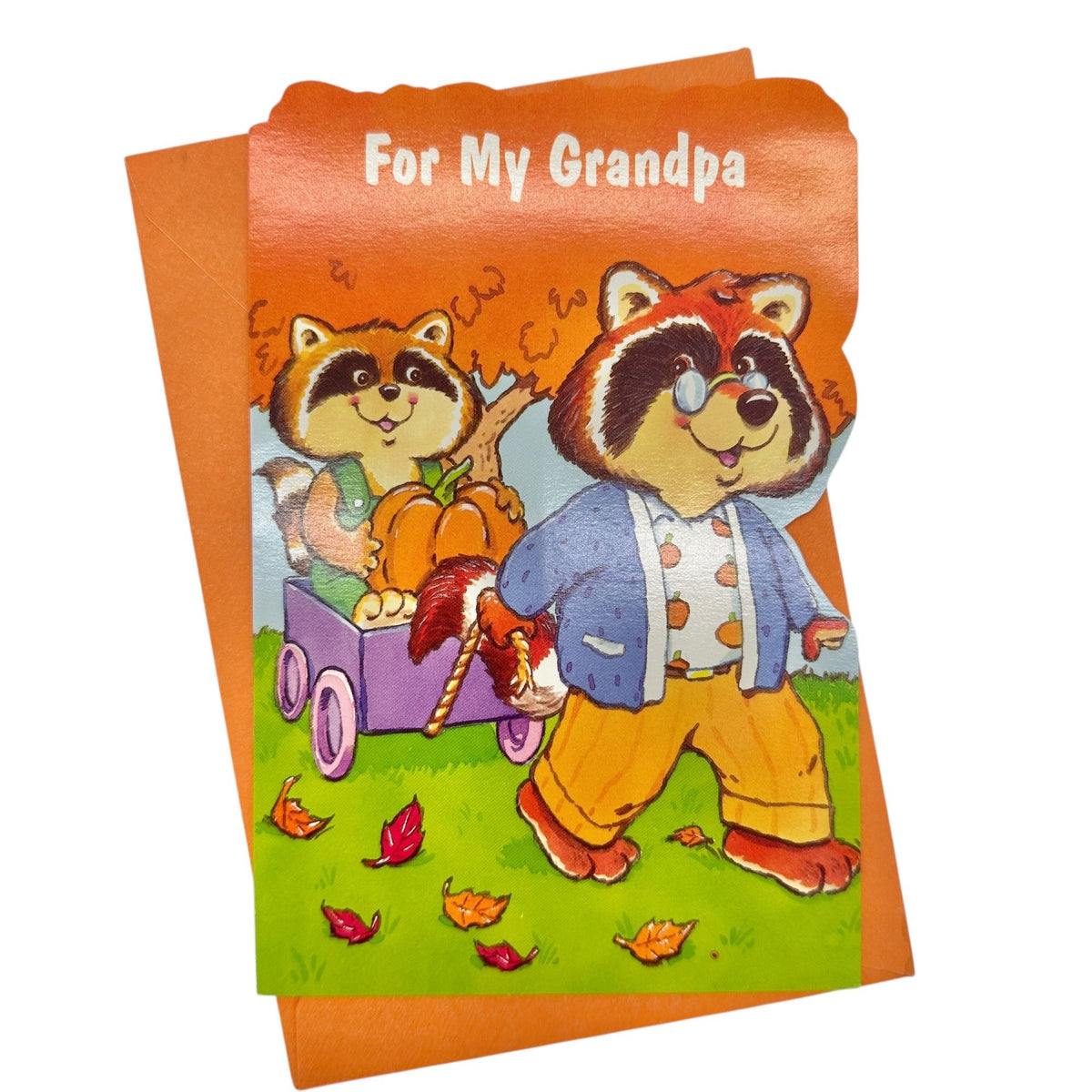 Thanksgiving Greeting Card For Grandpa With Envelope By Paramount Cards USA