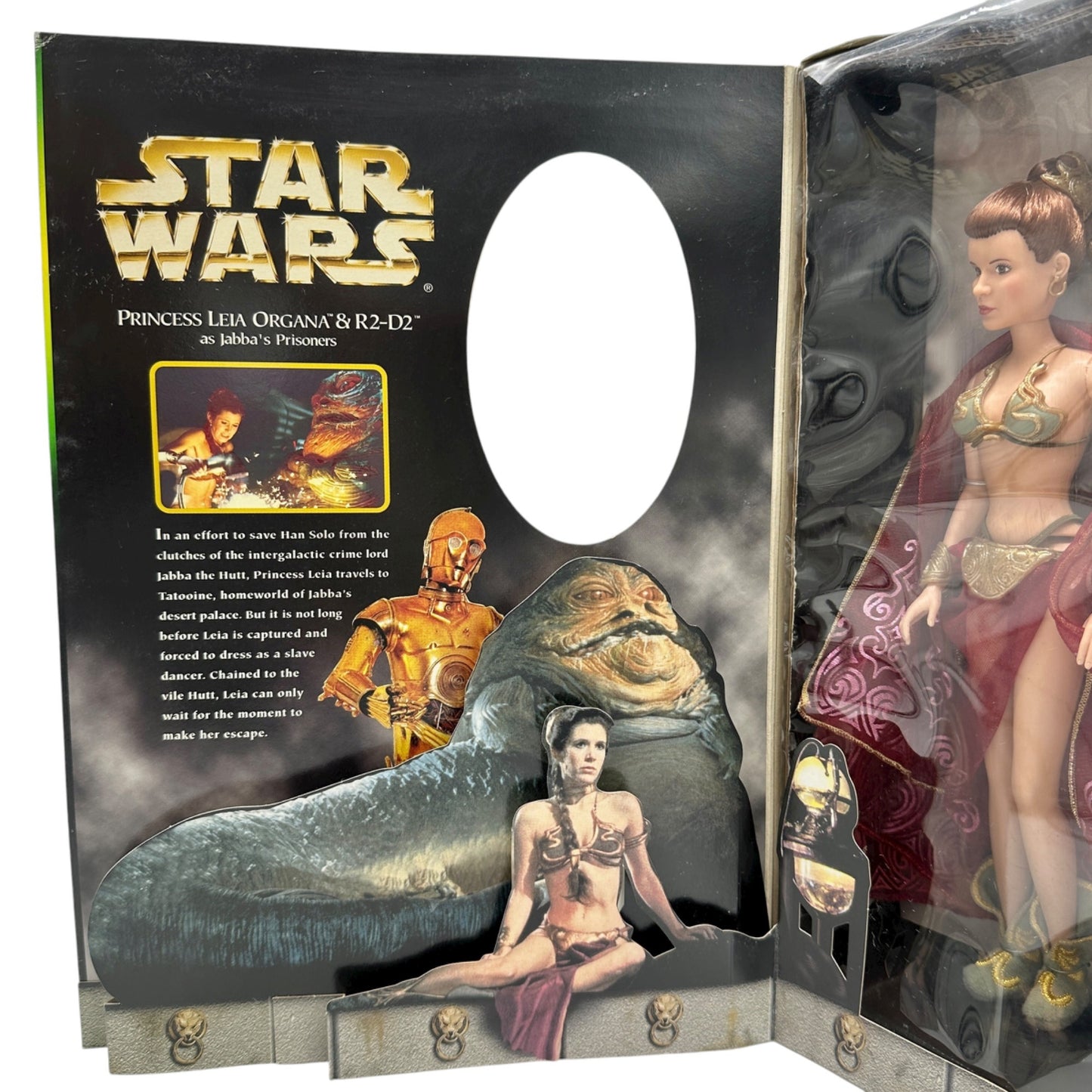 Star Wars Princess Leia Limited Edition Collectible Doll & R2-D2 Set 1998 Hasbro