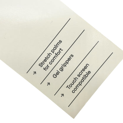 All In Motion Water-Resistant Winter Gloves S/M Silver Grip Palms Touchscreen