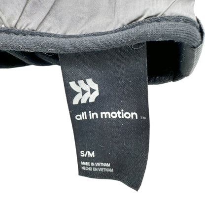 All In Motion Water-Resistant Winter Gloves S/M Silver Grip Palms Touchscreen