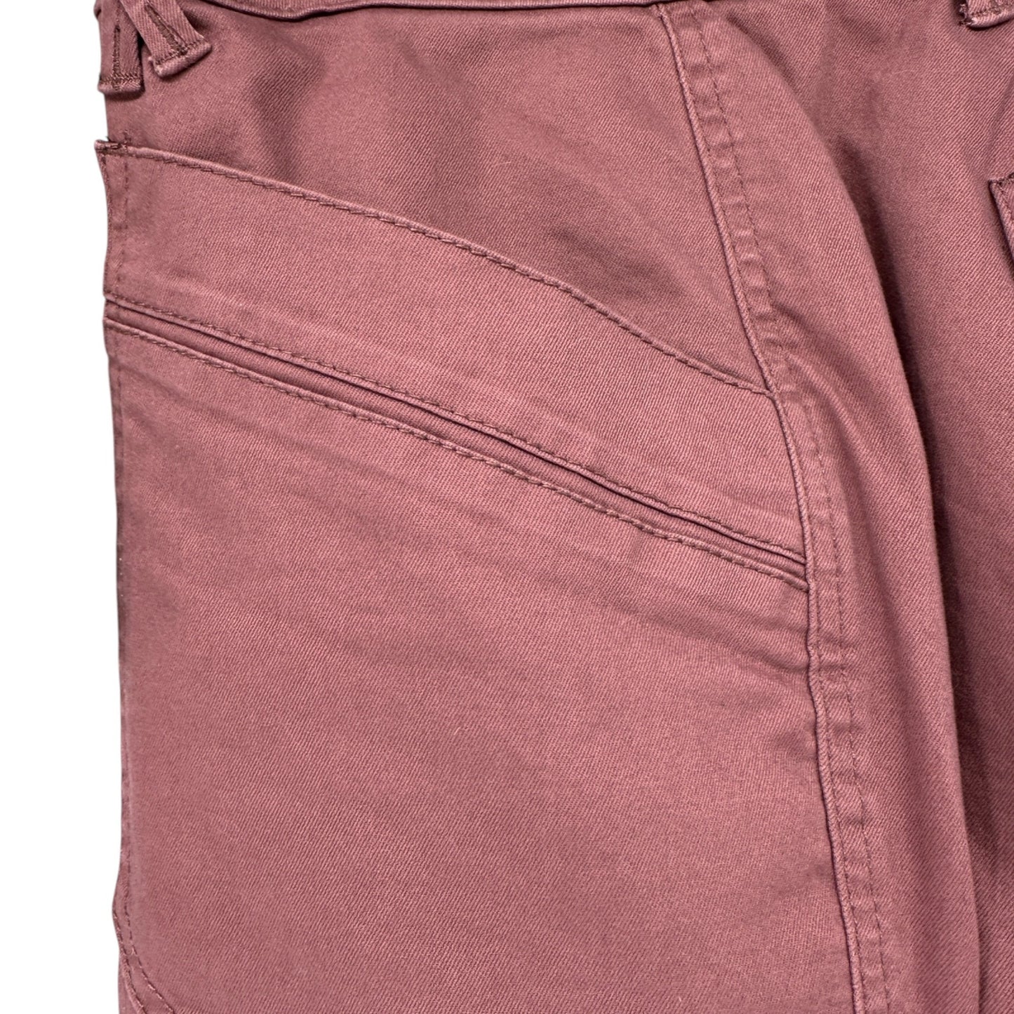 Democracy Ab solution High Rise Cargo Pants 18W Mauve Stretch Slimming Design