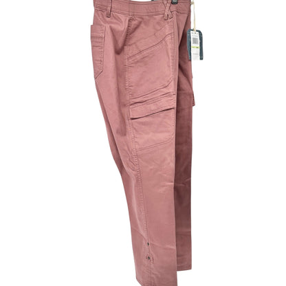 Democracy Ab solution High Rise Cargo Pants 18W Mauve Stretch Slimming Design