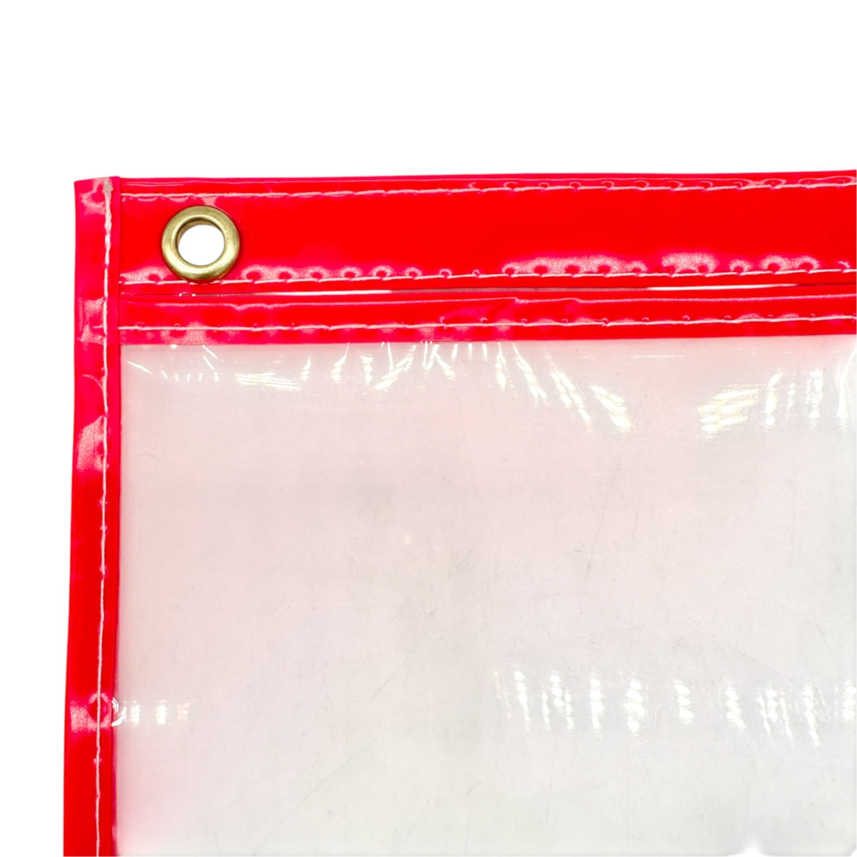 Lot Of 20 Plastic Job Jackets 3 Holes Top Opening Hot Pink Trim 15.5" X 12"
