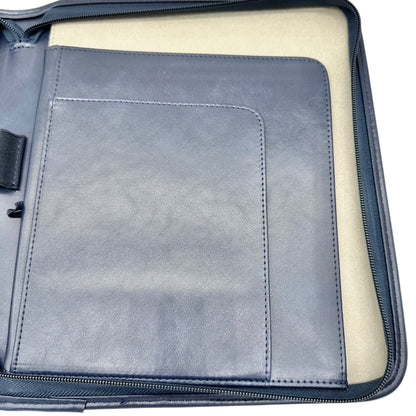 Abound By Marriott Vacations Navy Cream Travel Organizer Binder Zipper Closure