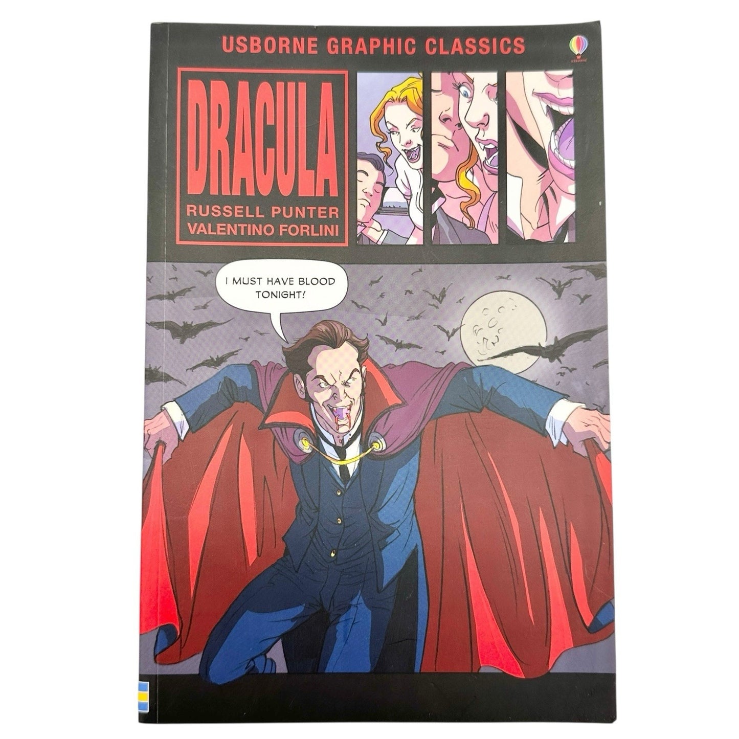 Dracula by Russell Punter (2019, Trade Paperback) Usborne Graphic Classics