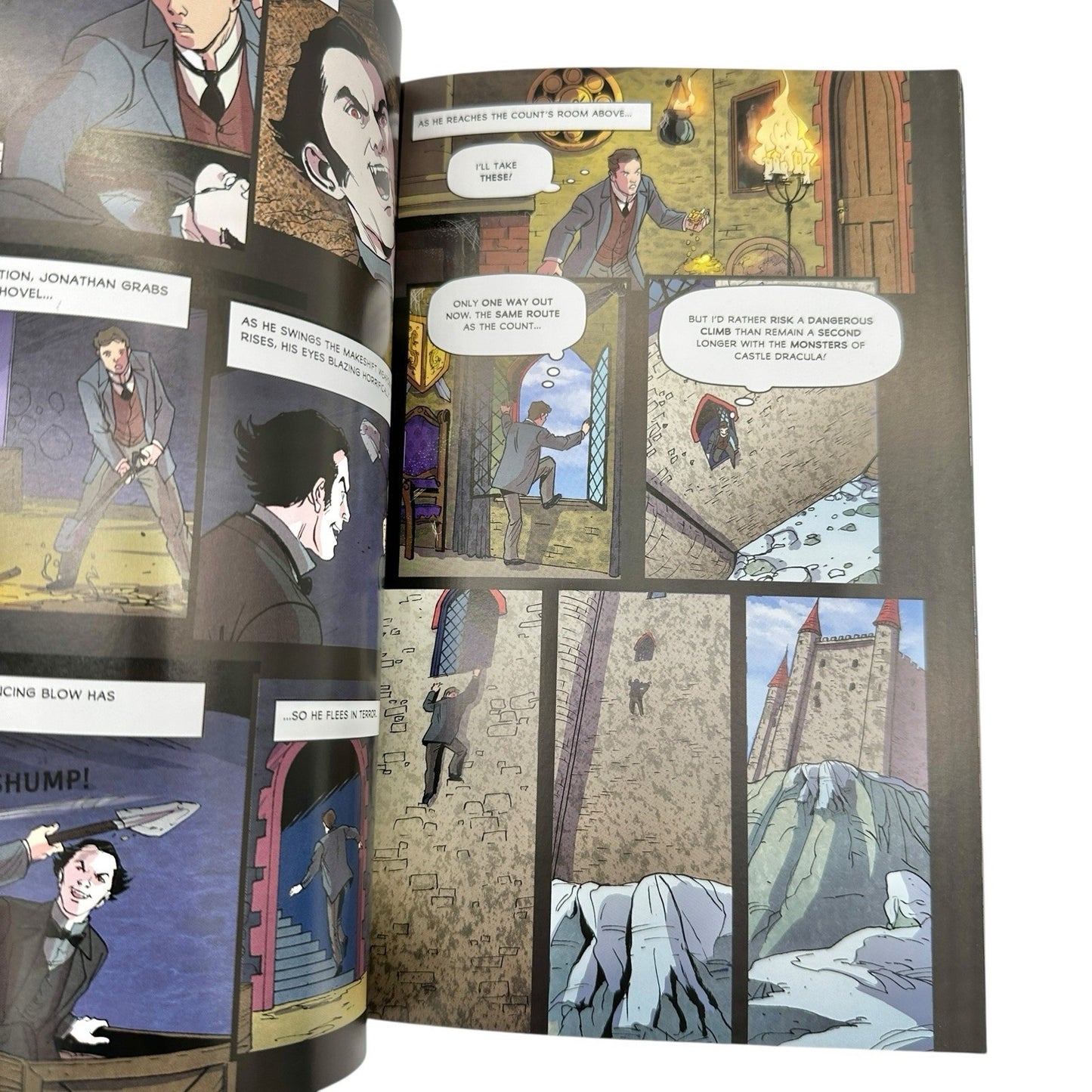Dracula by Russell Punter (2019, Trade Paperback) Usborne Graphic Classics