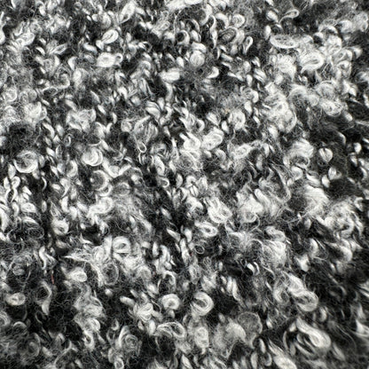 Ady P Hooded Sweater Womens 3X Black White Marled Long Sleeves Relaxed Fit Soft