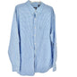 Izod Premium Essentials Button Down Shirt Mens 2XL Blue White Gingham Cotton LS