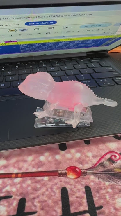 Disney Cruise Line Tangled Rapunzel Pascal The Chameleon Lights Up Clear Clip