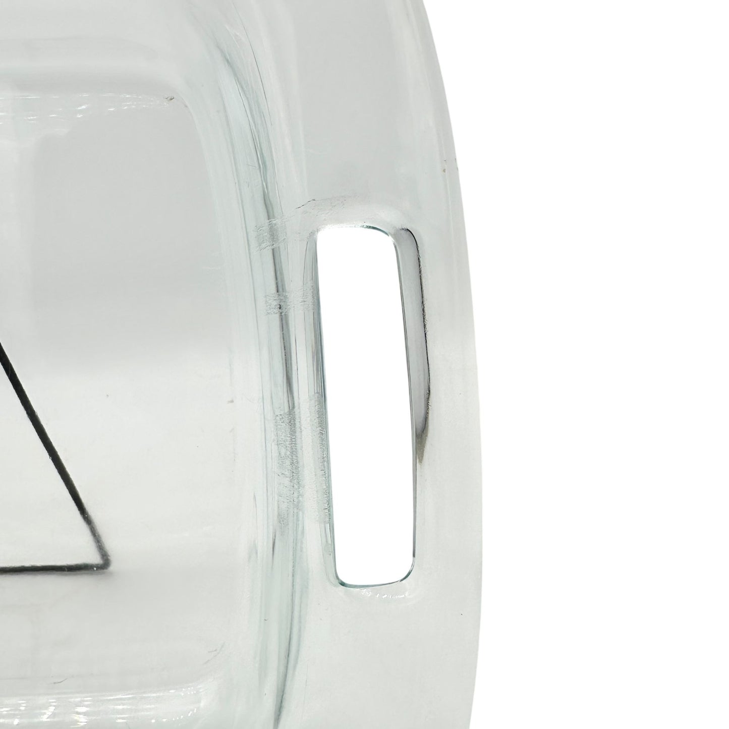 Pyrex Glass Rectangle Baking Dish 3 Qt 13 X 9 inches With Handles Clear USA Made