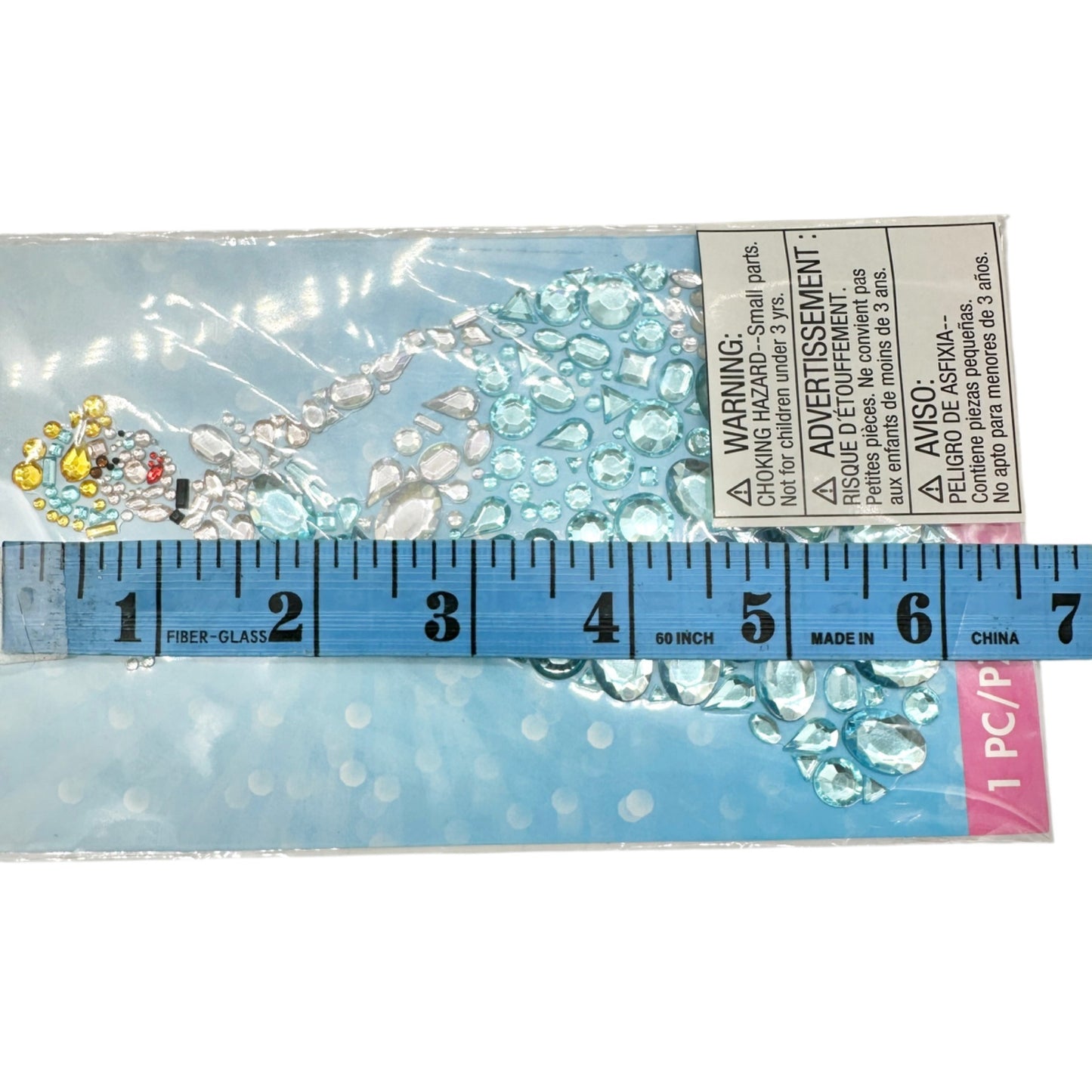Disney Princess Bling Stickers Cinderella and Belle 1 PC Each Craft Accessory