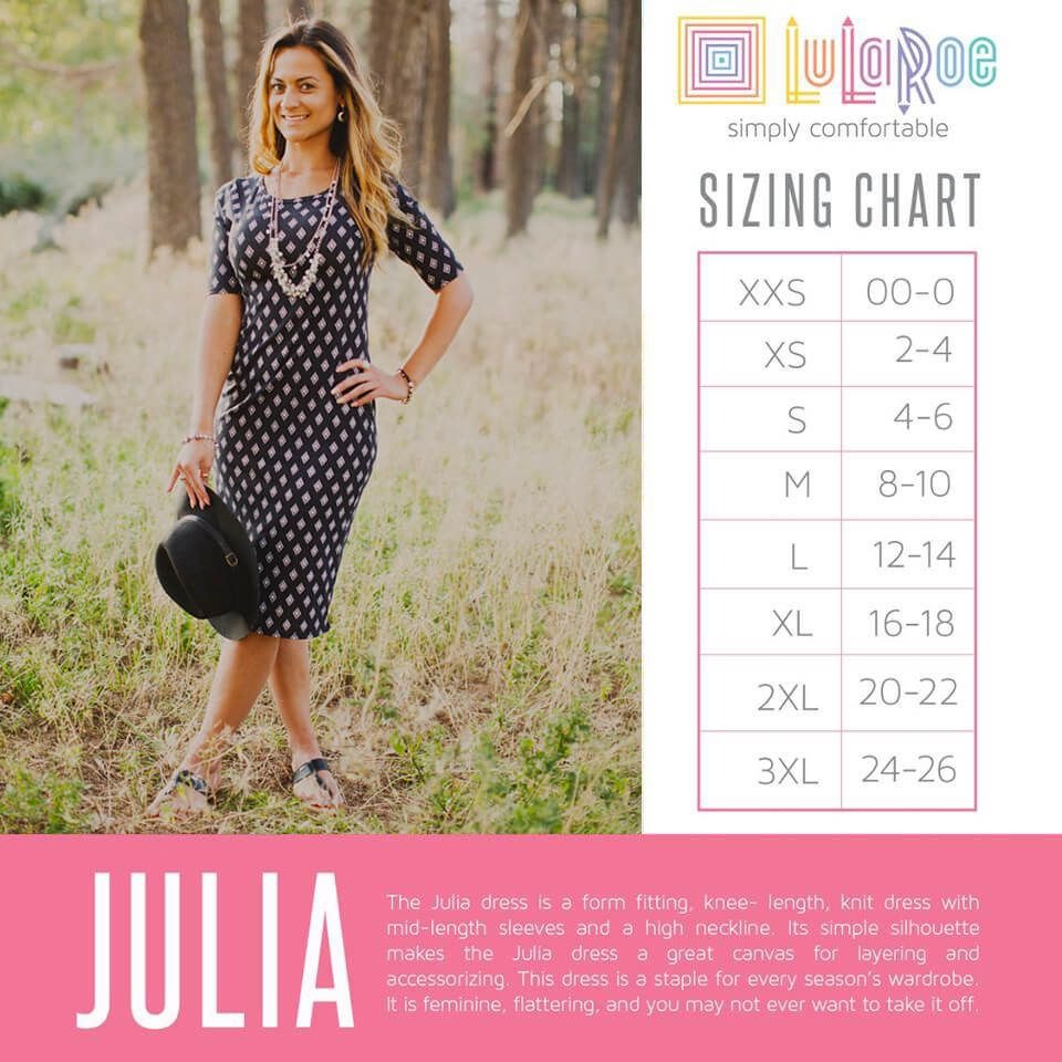 Lularoe Julia Dress Bundle M Stylish Patterns & Stripes Comfortable Knit Fabric