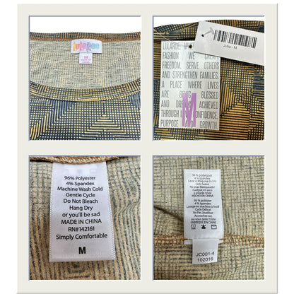 Lularoe Julia Dress Bundle M Stylish Patterns & Stripes Comfortable Knit Fabric