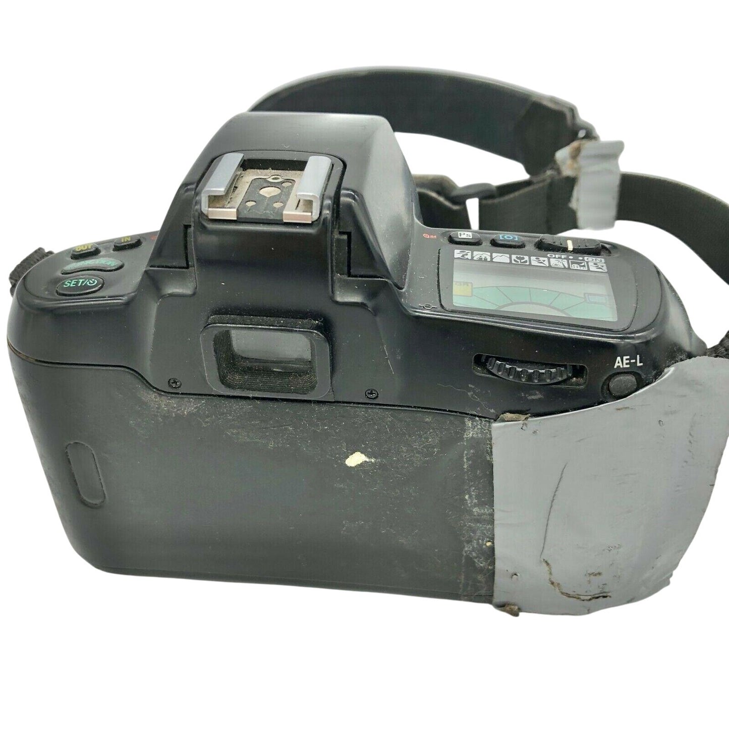 Nikon N70 35mm SLR Film Camera Body W/ Strap & Visible Damage