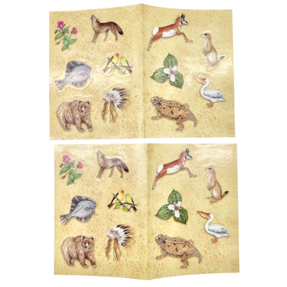 Lewis and Clark Exploration Card Game With Trail Map Poster and Stickers