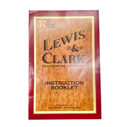 Lewis and Clark Exploration Card Game With Trail Map Poster and Stickers