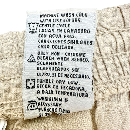 White Stag Plus Roll Tab Pants To Capris Elastic Waist Womens 18W/20W Cotton
