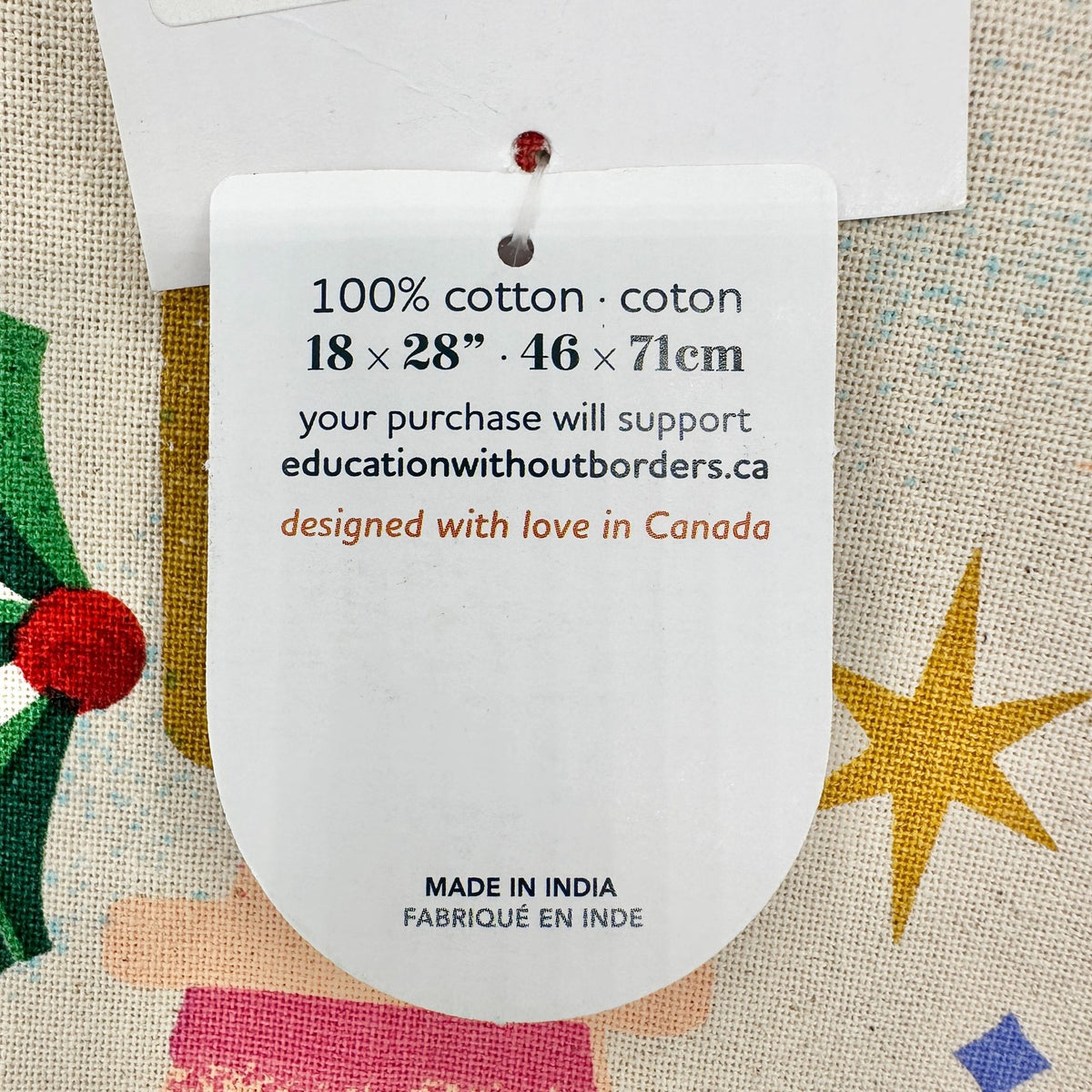 Making Spirits Bright Cotton Dish Towel Holiday Decor By Danica Jubilee 18"x 28"