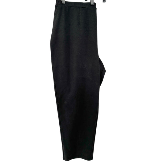 Studio Works Woman Pants 3X Black Stretch Pants High Waist Tapered Leg Pockets