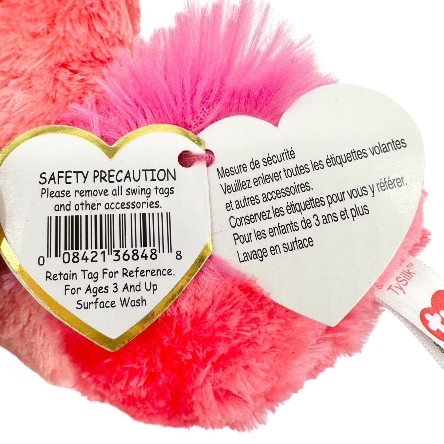 Ty Beanie Boos Gilda Flamingo Plush Soft Collectible Stuffed Animal Wispy Pink